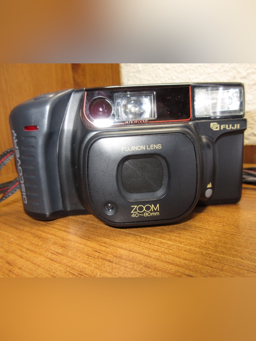 Fujifilm Black Compact Zoom Film Camera